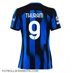 Inter Milan Marcus Thuram #9 Replika Hemmatröja Damer 2023-24 Kortärmad